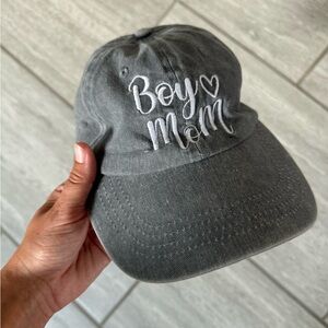Boy Mom Embroidered Baseball Hat